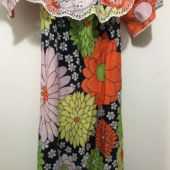 Floral Designer maxi summer dress Exetera size 36 (6) NWT - Picture 6 of 9